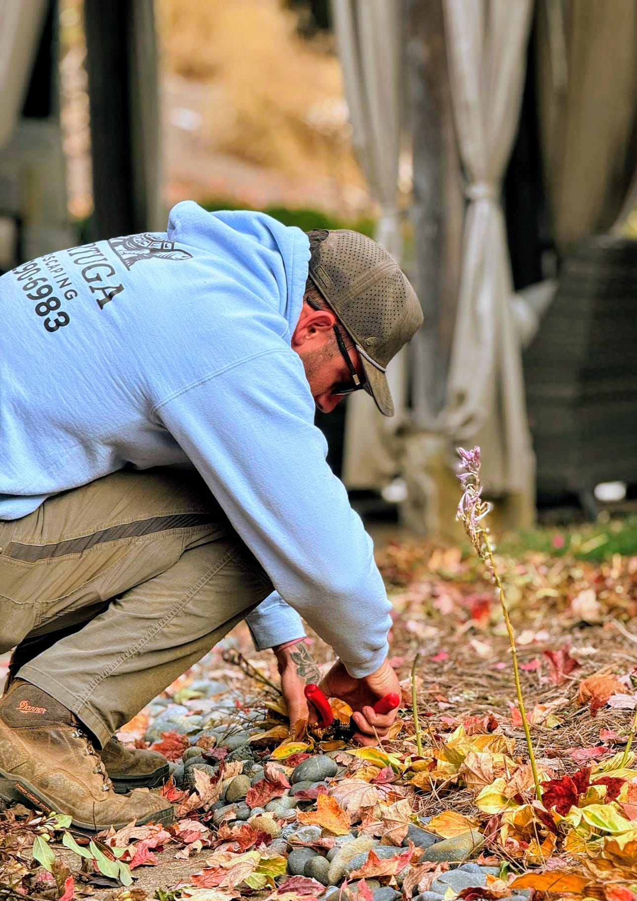 Dylan, owner of Tortuga Landscaping - Over 10 years experience in Chattanooga